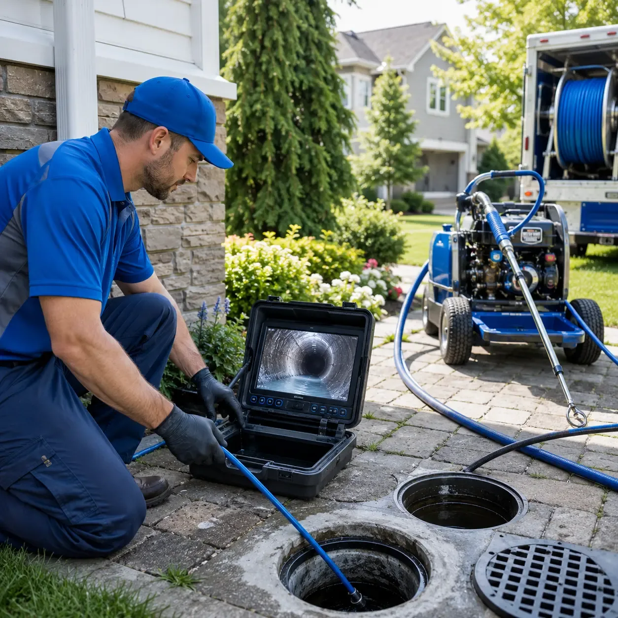 Outdoor drain cleaning professionals serving Manchester, VT